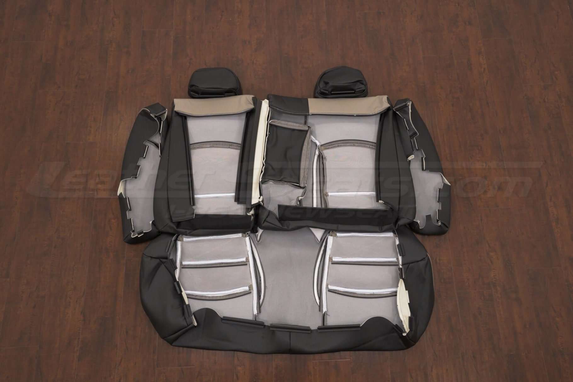 Back view of rear seats