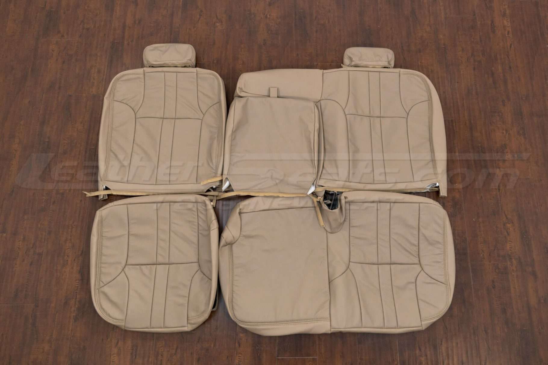 Ford Excursion Leather Seat Kit - Adobe - Middle Row Upholstery w/ Armrest