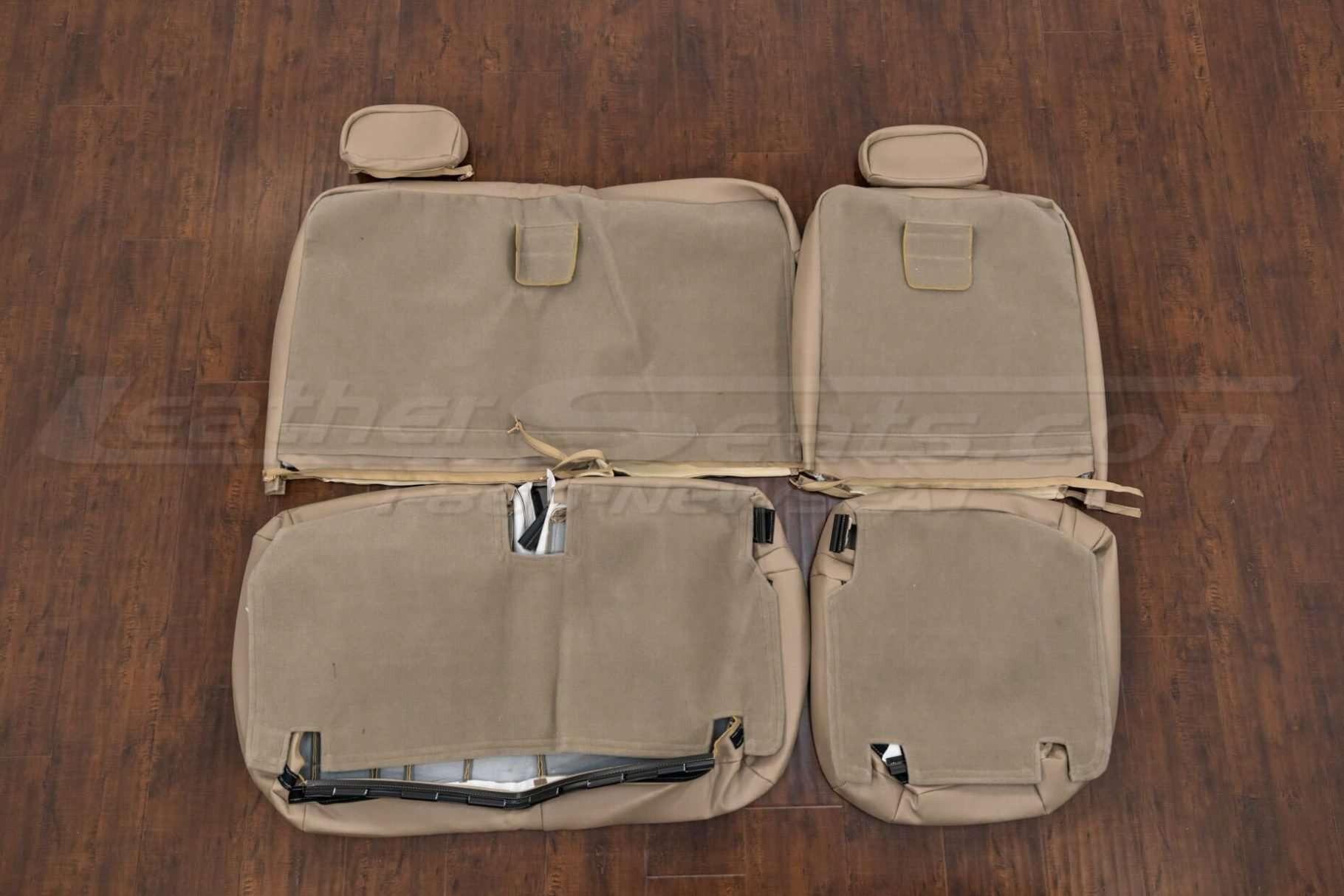 Back view of middle row