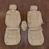 Lexus SC300 Leather Seat Kit - Adobe - Front seat upholstery with console lid cover