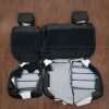 Back view of rear seats