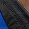 Contrasting Cobalt double-stitching