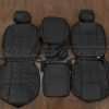 Dodge Ram Quad Cab Leather Seat Kit - Black - Front seat upholstery