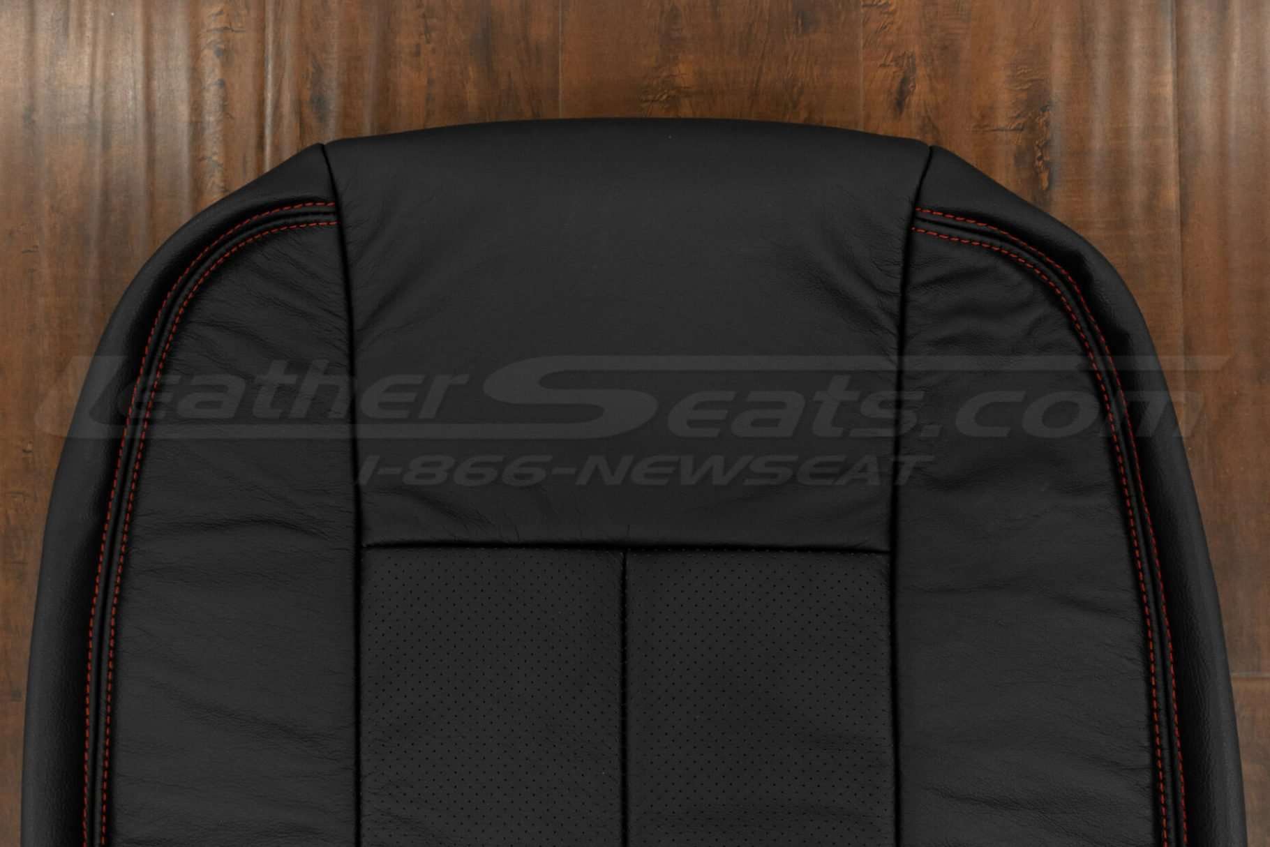 Upper section of front backrest