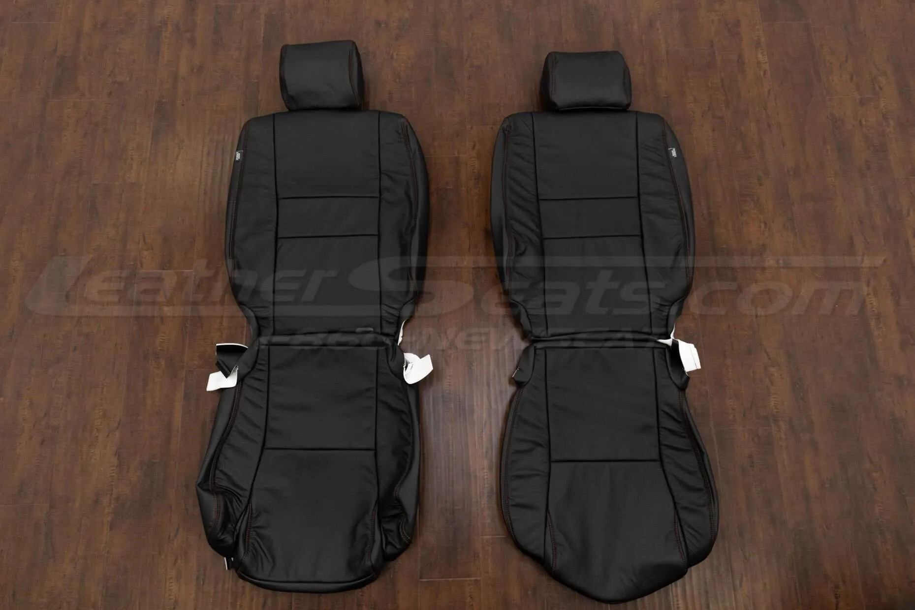 Toyota Sequoia Leather Seat Kit- Black - Front seat upholstery