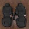 Toyota Sequoia Leather Seat Kit - Black - Middle Row upholstery with Armrests