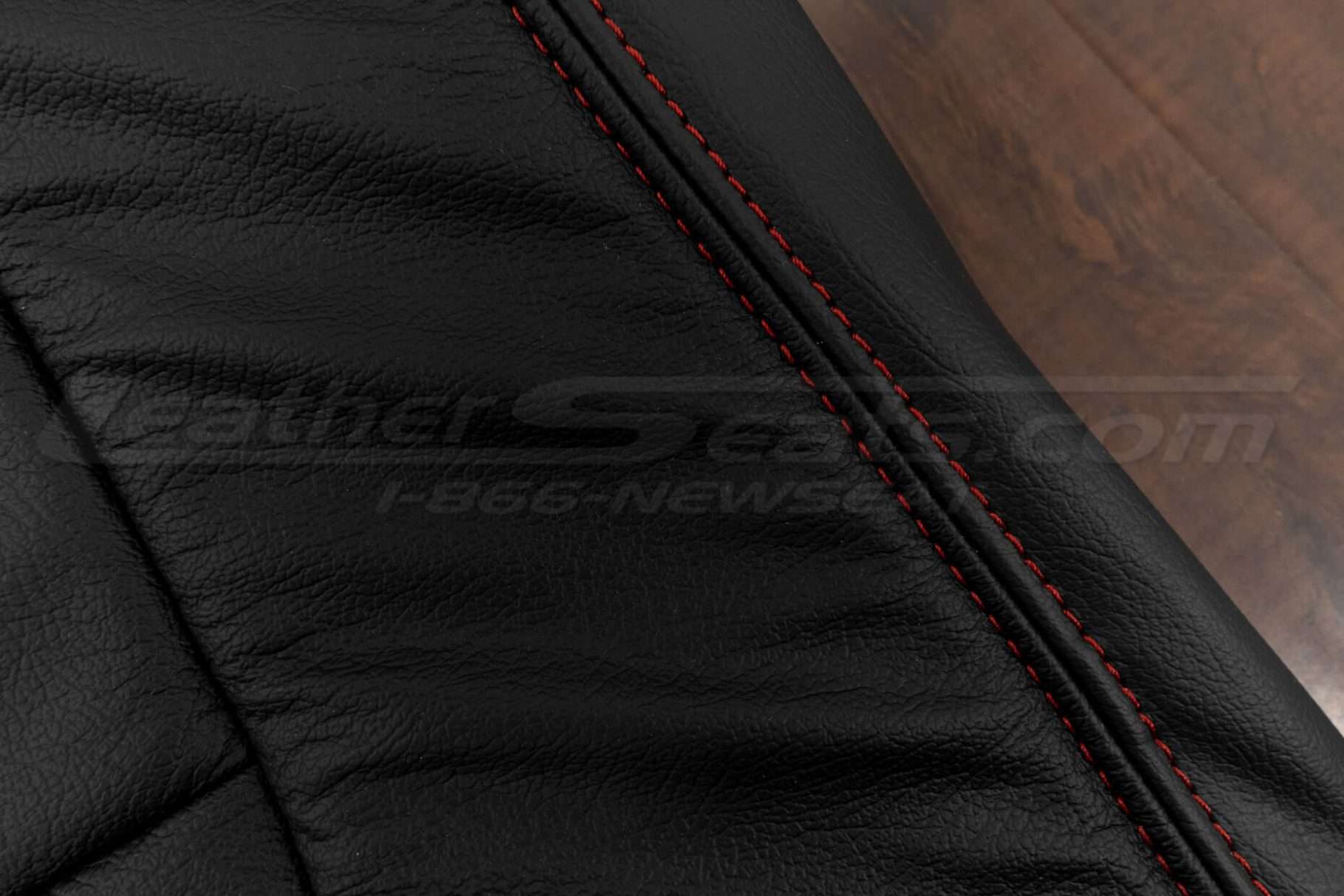 Contrasting Red stitching