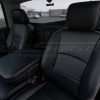 Dodge Ram installed leather seats -Black - Front driver backrest up