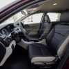Honda Accord with Leather Seats - Ivory & Black - Front seats from driver's side