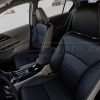 Front backrest section of front driver seat