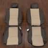 Toyota Tundra Leather Seat Kit - Java & Ivory - Front seat upholstery