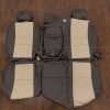 Toyota Tundra Leather Seat Kit - Java & Ivory - Rear seat upholstery & armrest