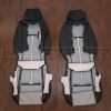 Back view of front seats