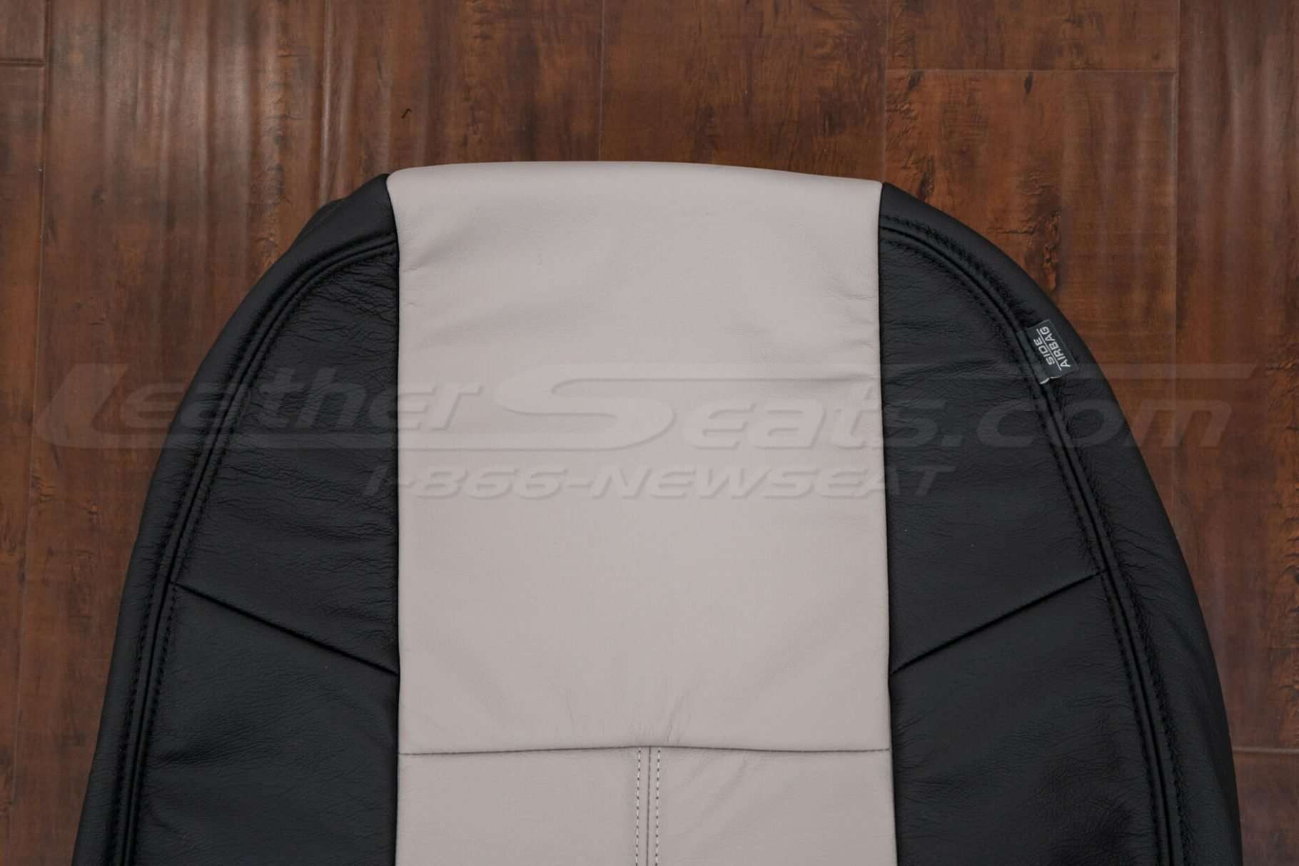 Upper section of front backrest