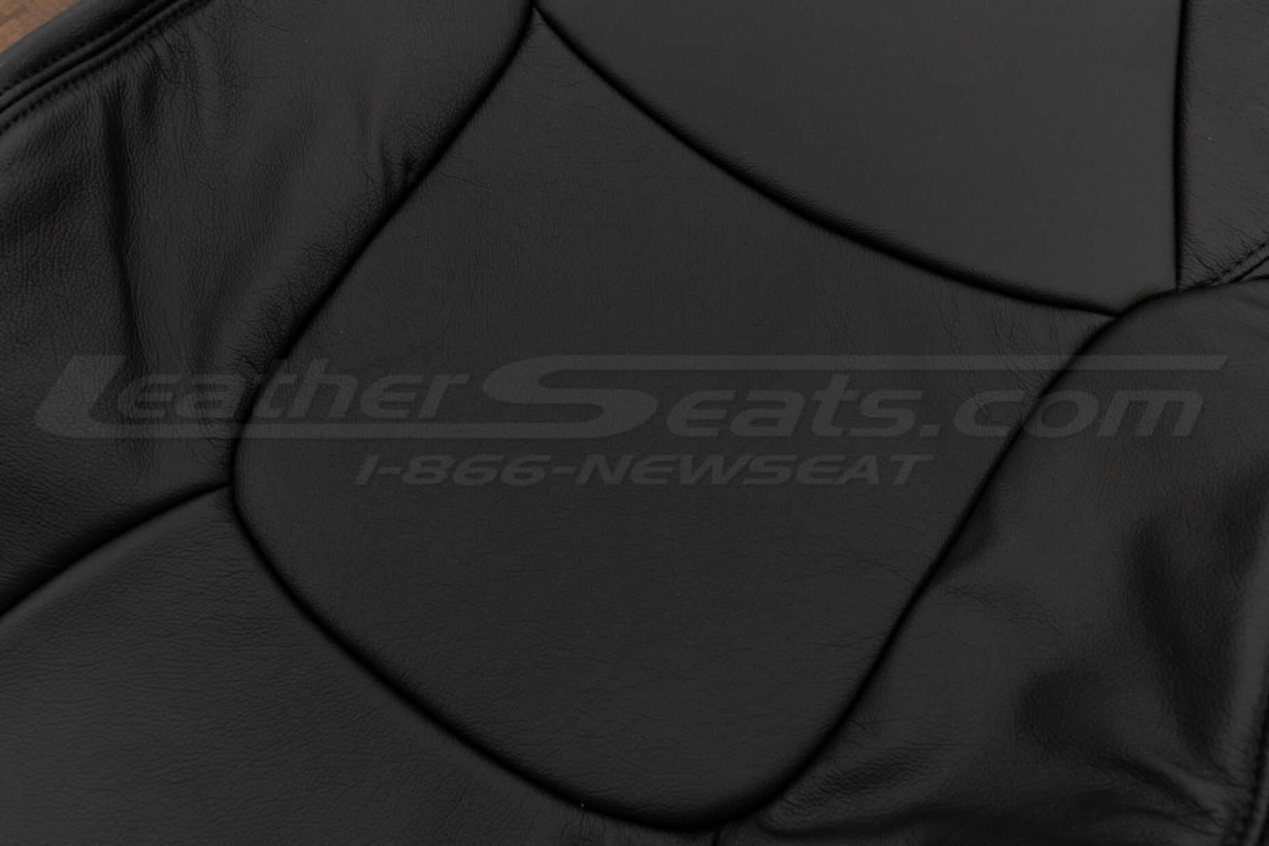 Leather texture of front backrest
