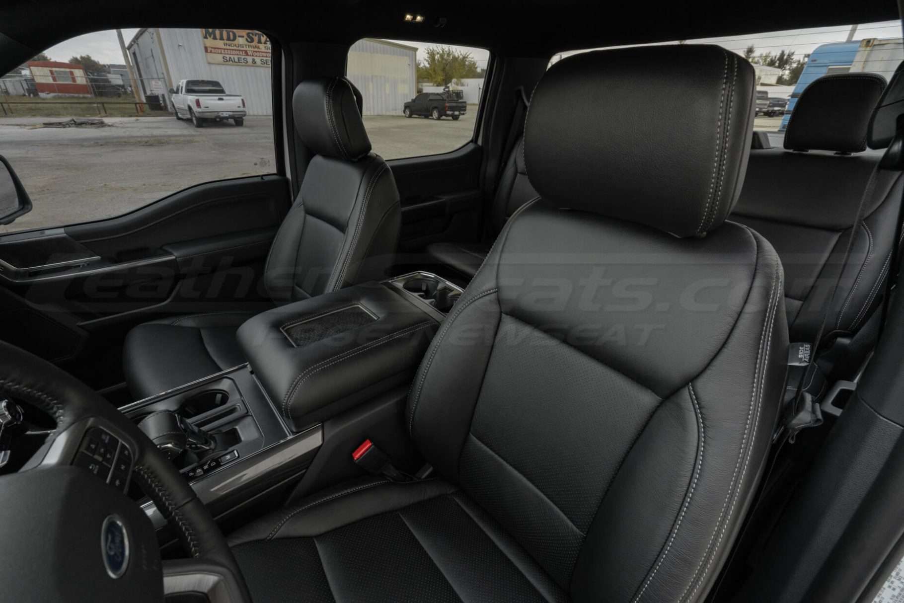 2021 2024 Ford F 150 Upholstery Kit Black LeatherSeats