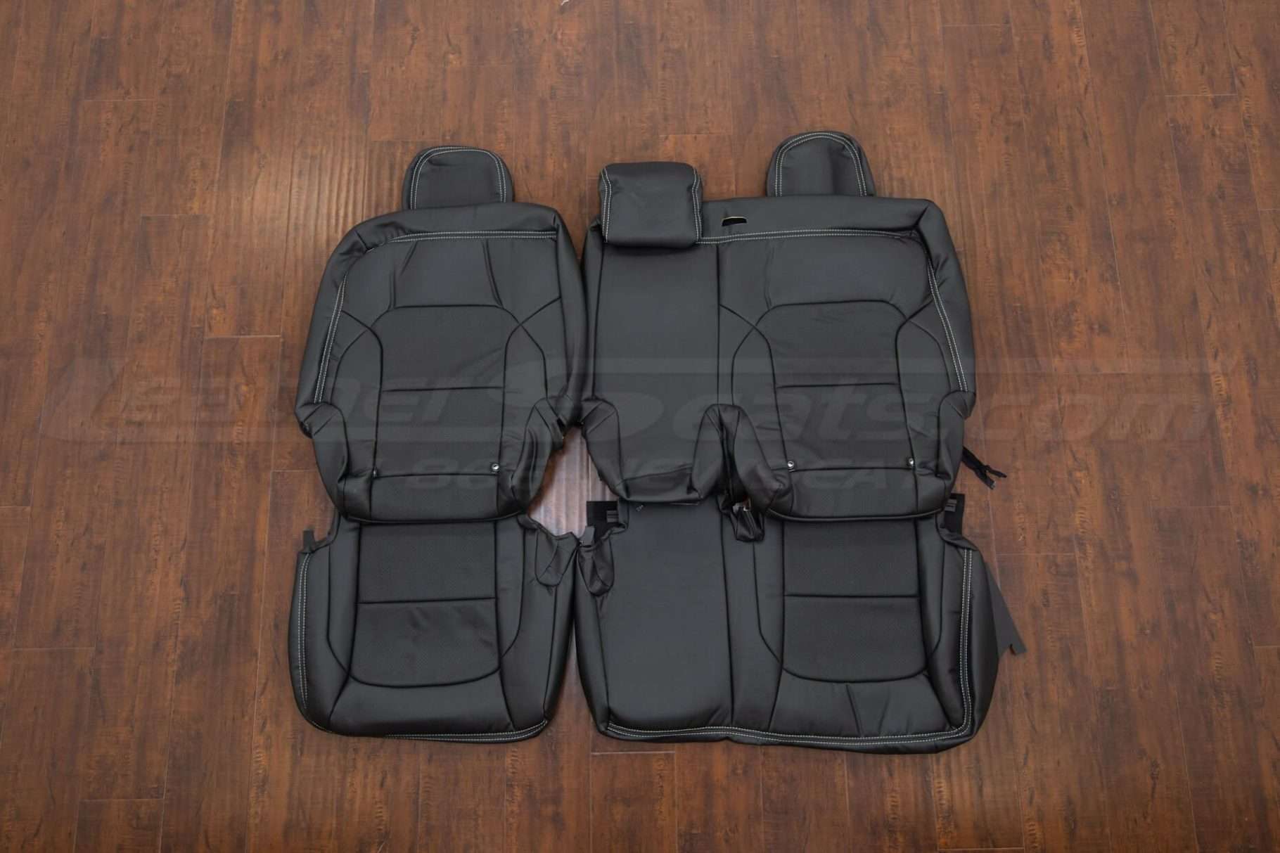 Ford Explorer Leather Seat Kit - Black - Middle Row Upholstery