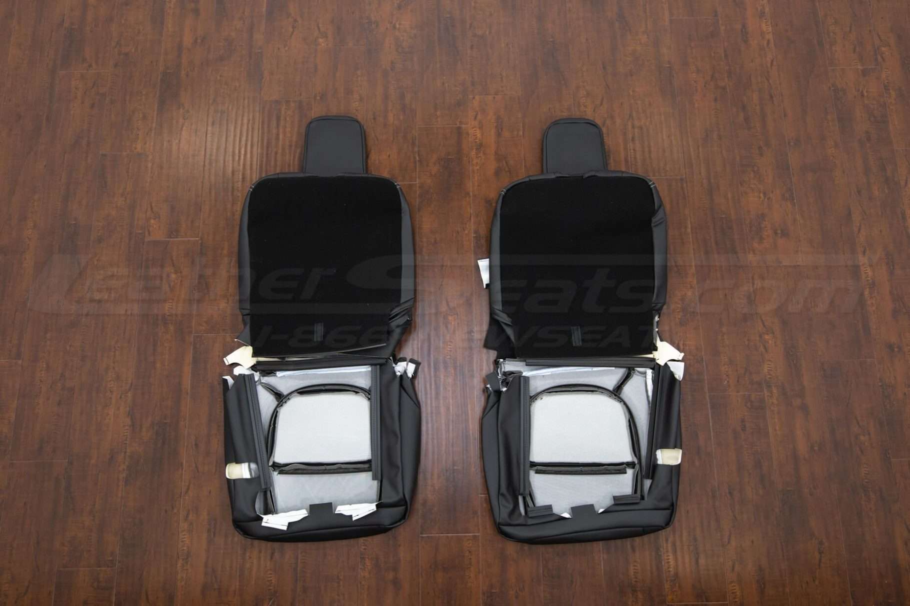 Back view of third row upholstery