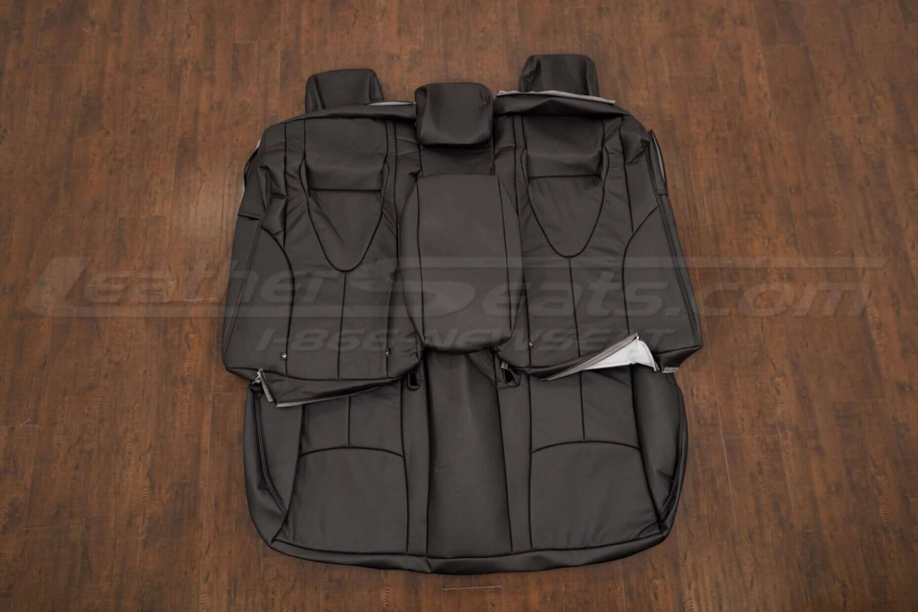 Toyota Camry Leather Seat Kit - Black - Rear seat upholstery with Armrest