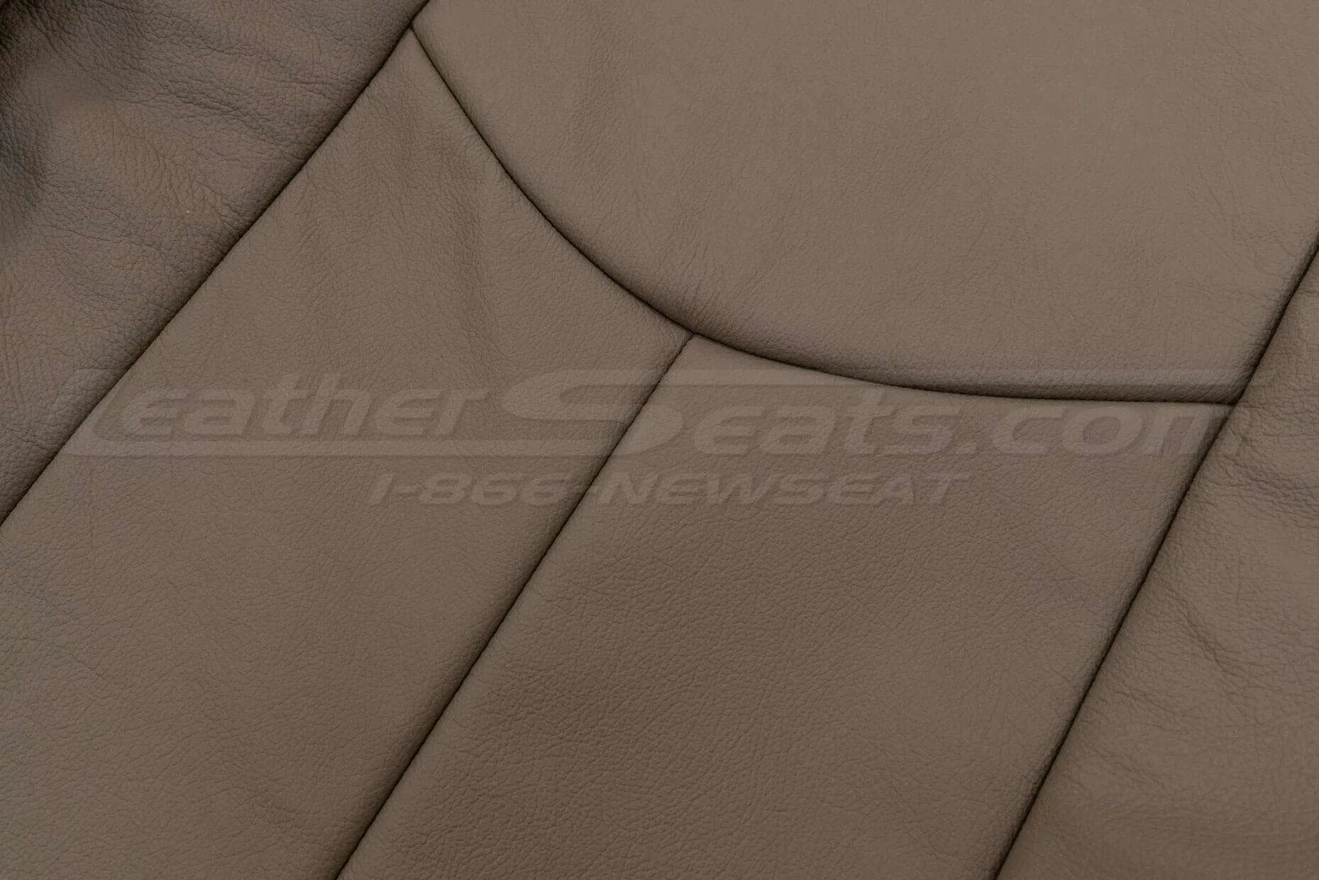 Leather texture of backrest