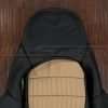 Upper section of front backrest