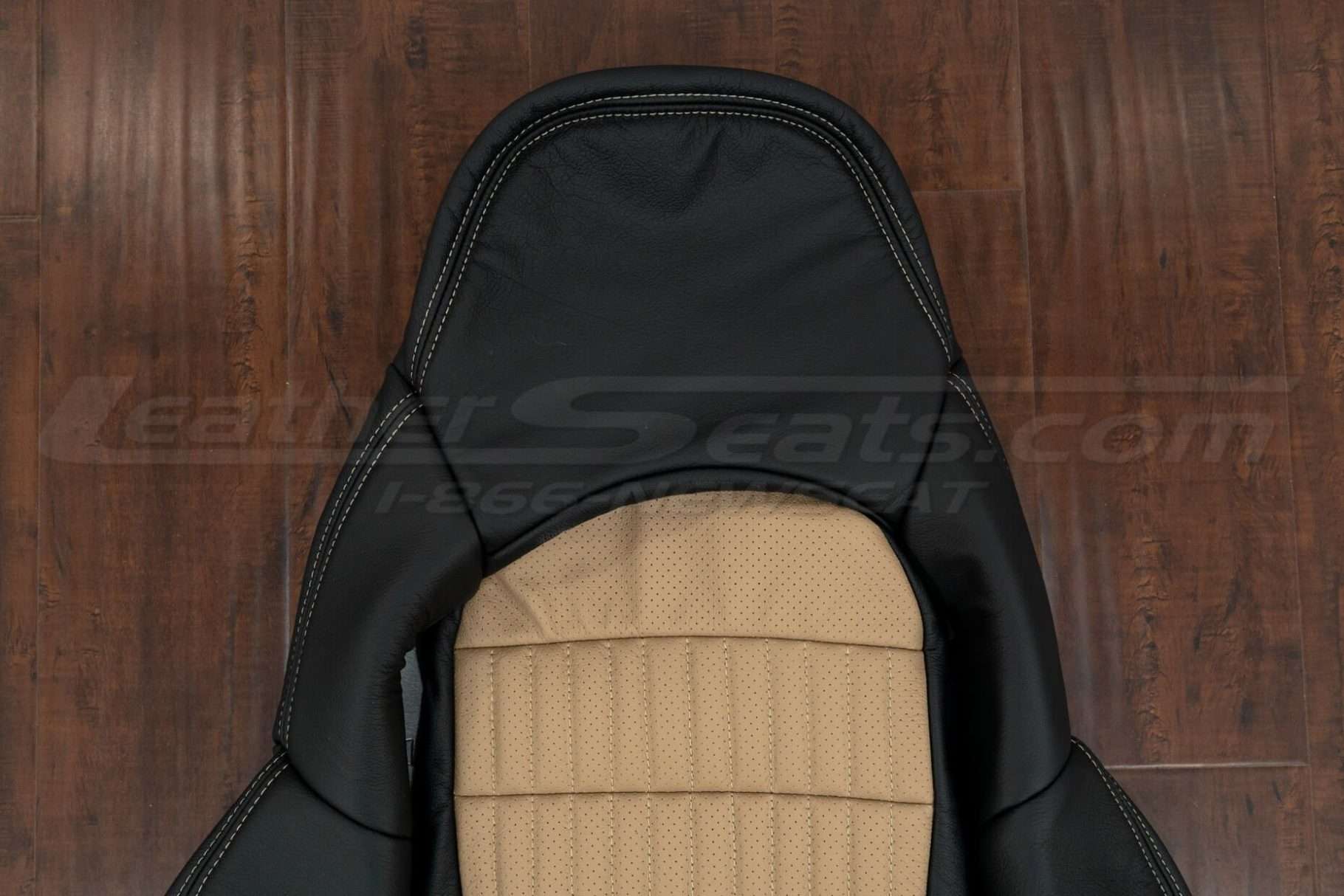 Upper section of front backrest