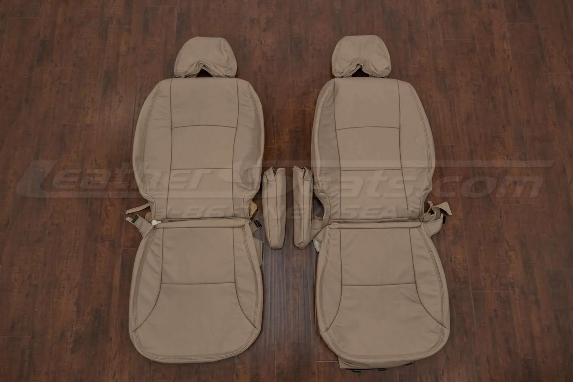 Honda CRV Leather Seat Kit- Sandstone - Front seat uphlstery with Armrests