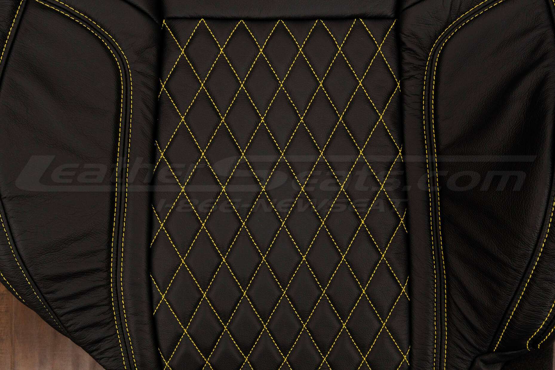 Diamond insert section of backrest