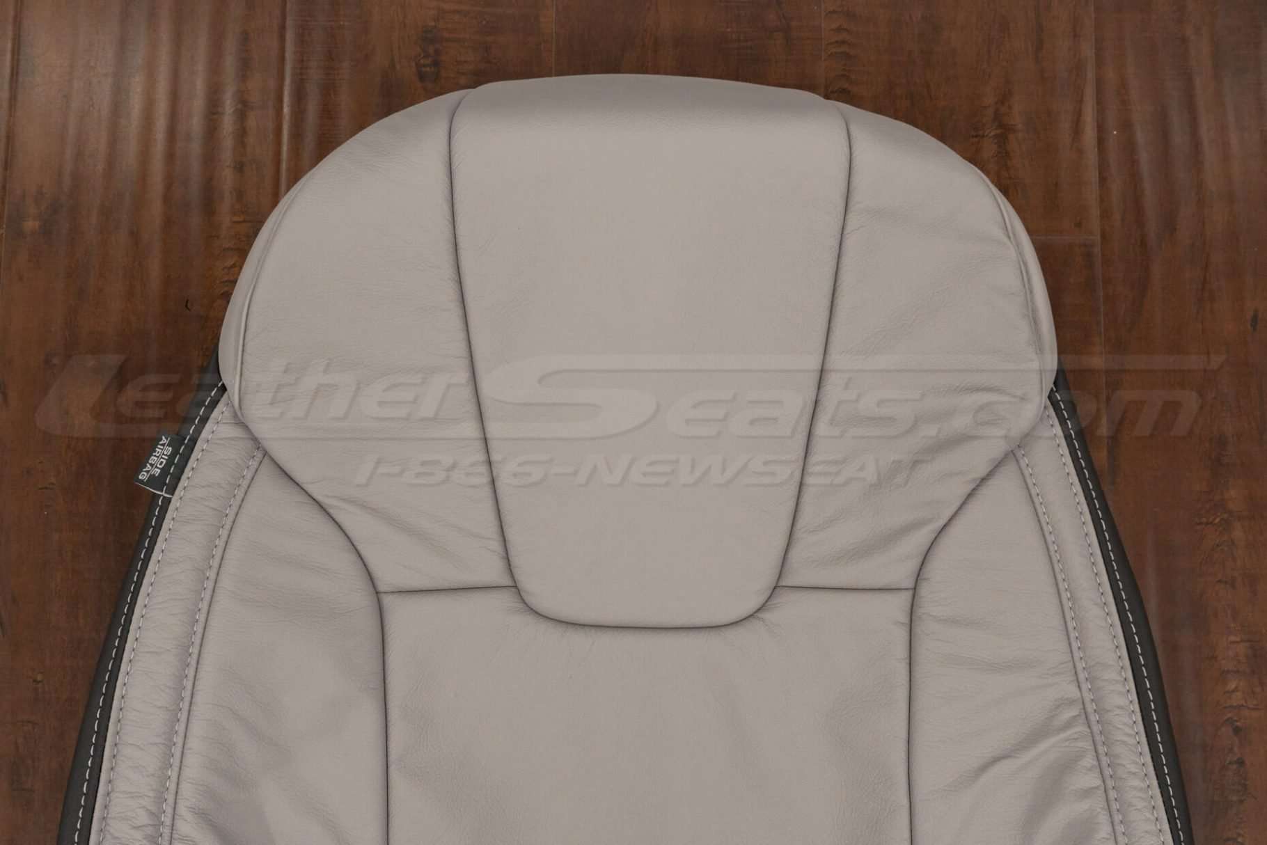 Upper section of front backrest