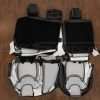 Back view of rear seat uphosltery