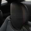 Contrasting headrest stitching