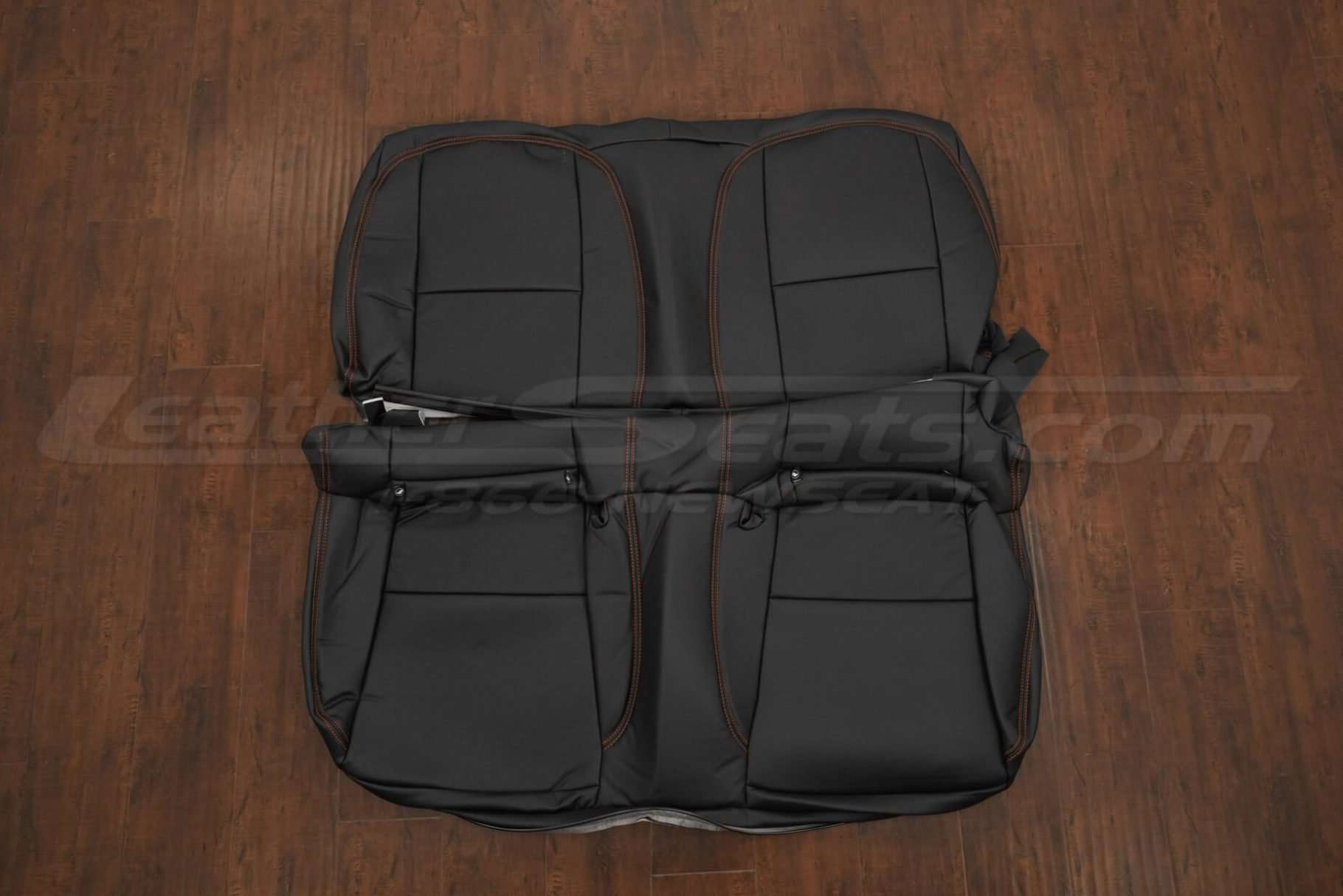 Chevrolet Camaro Leather Seat Kit - Black - Rear seat upholstery