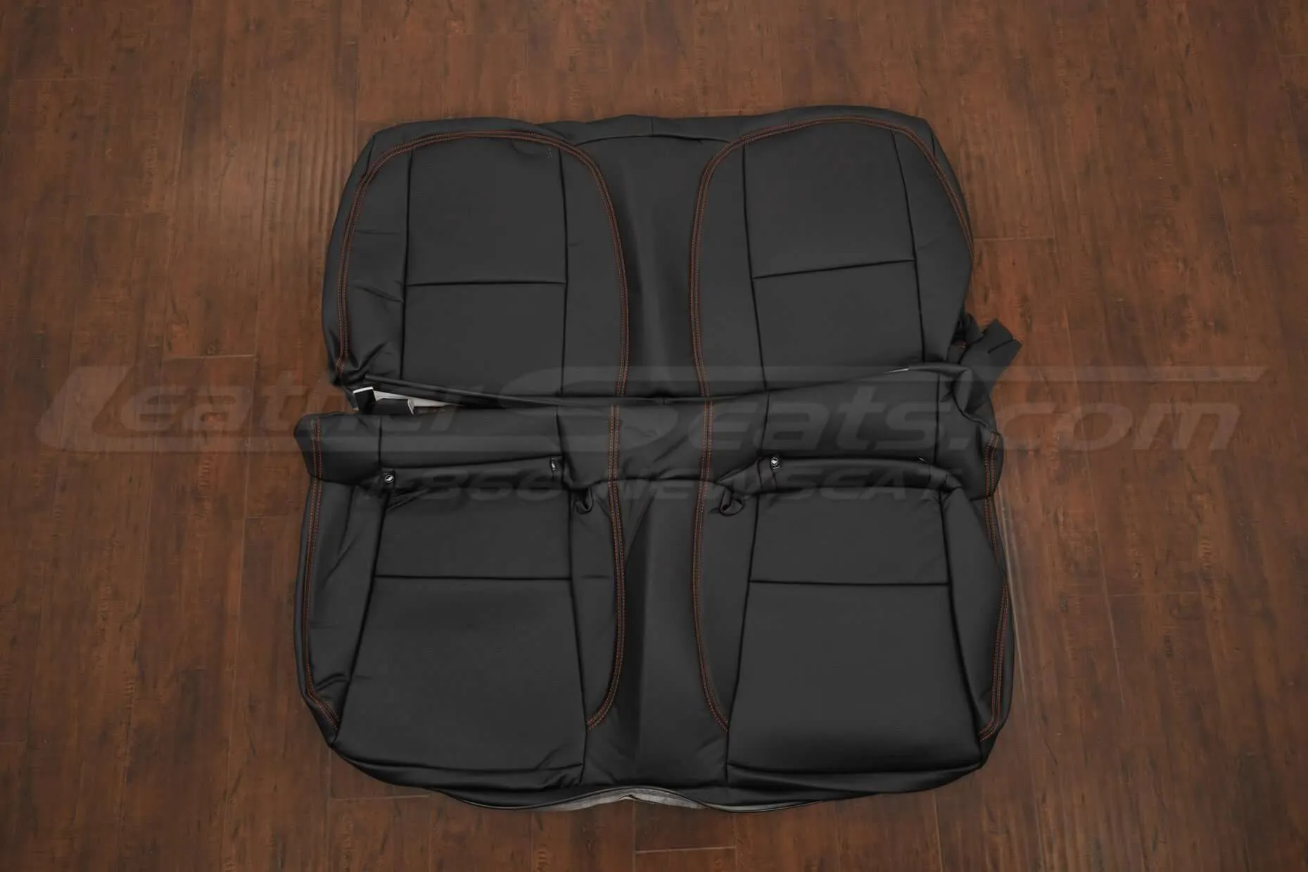 Chevrolet Camaro Leather Seat Kit - Black - Rear seat upholstery