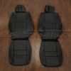 Dodge Durango Leather Seat Kit - Black - first Row Upholstery