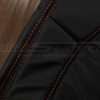 Contrasting double-stitching