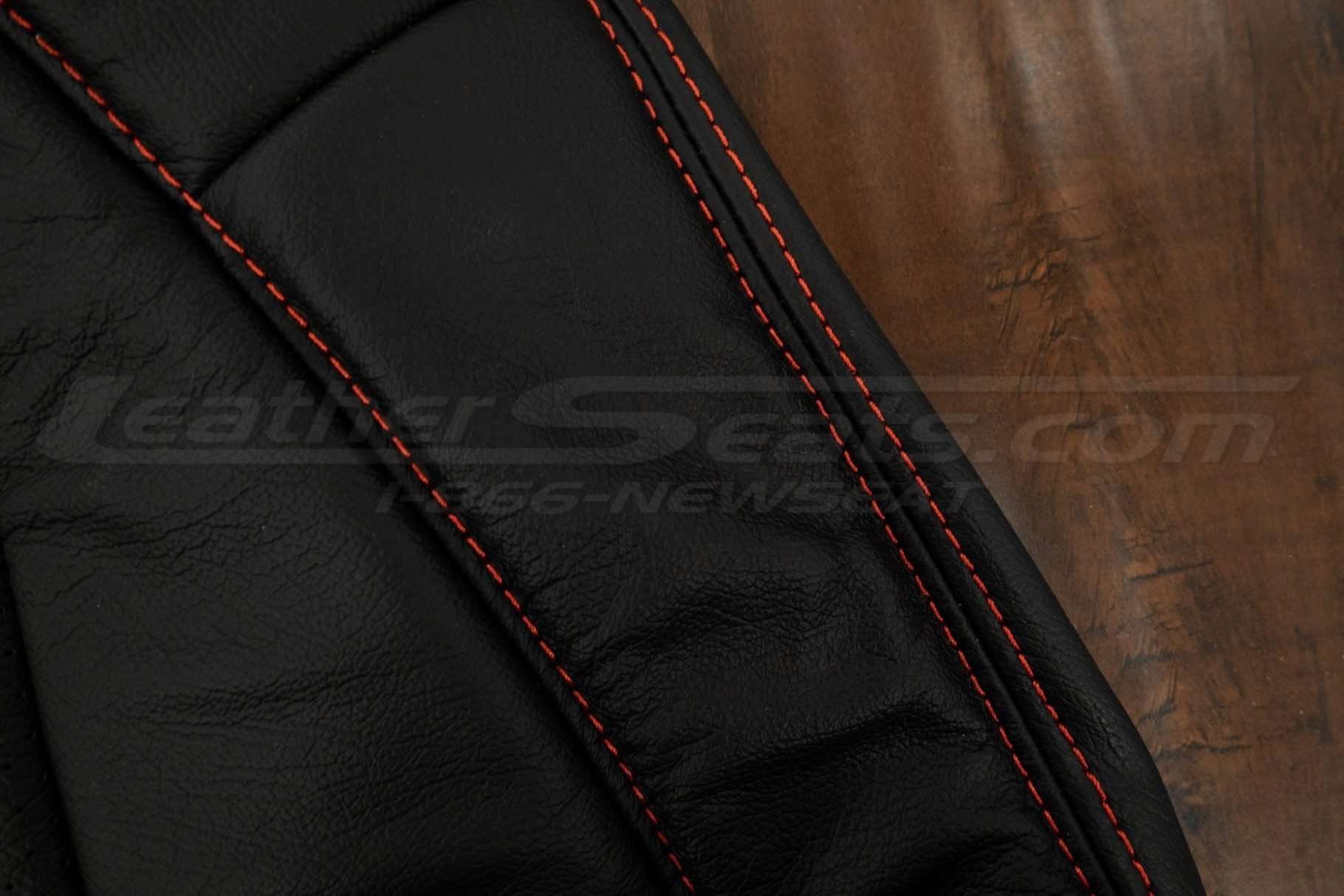 Bright Red double-stitching