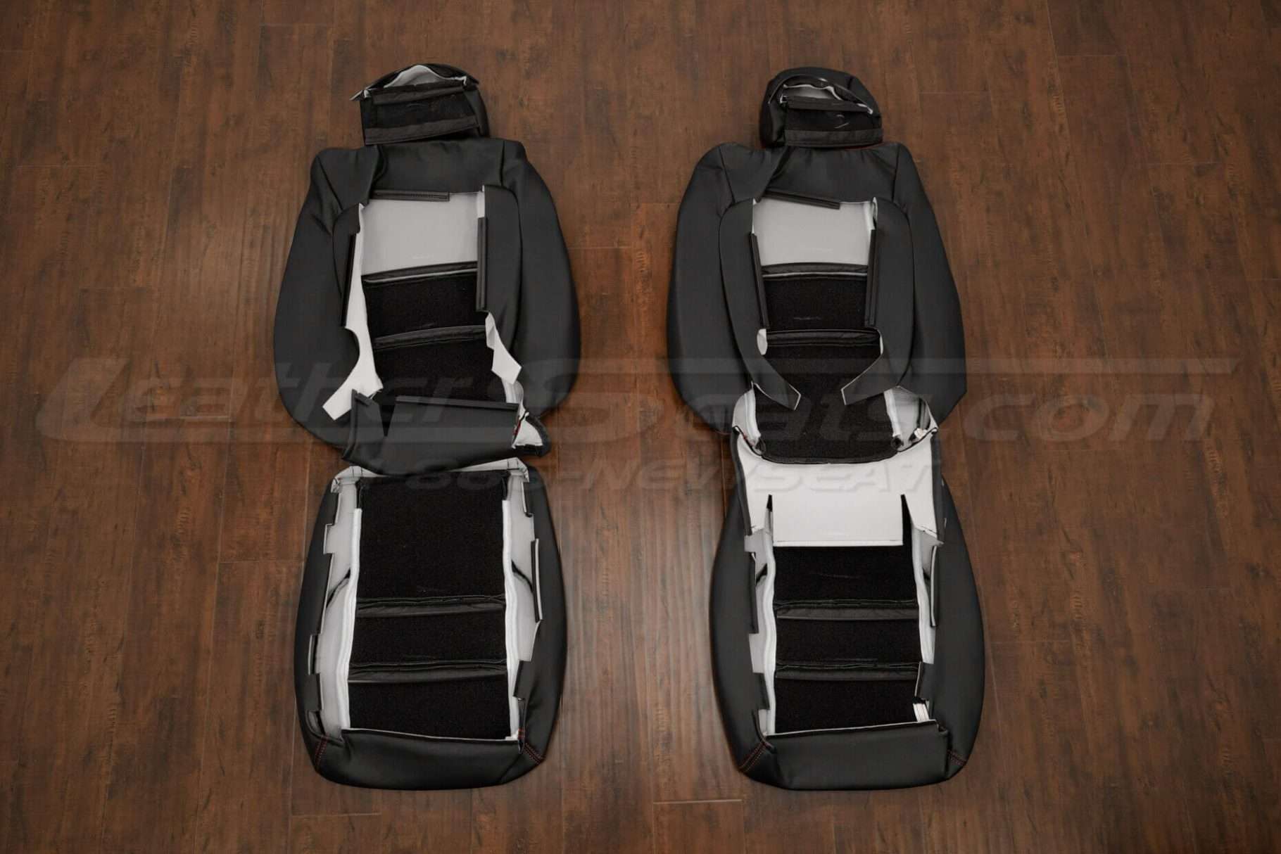 Back view of first row upholstery
