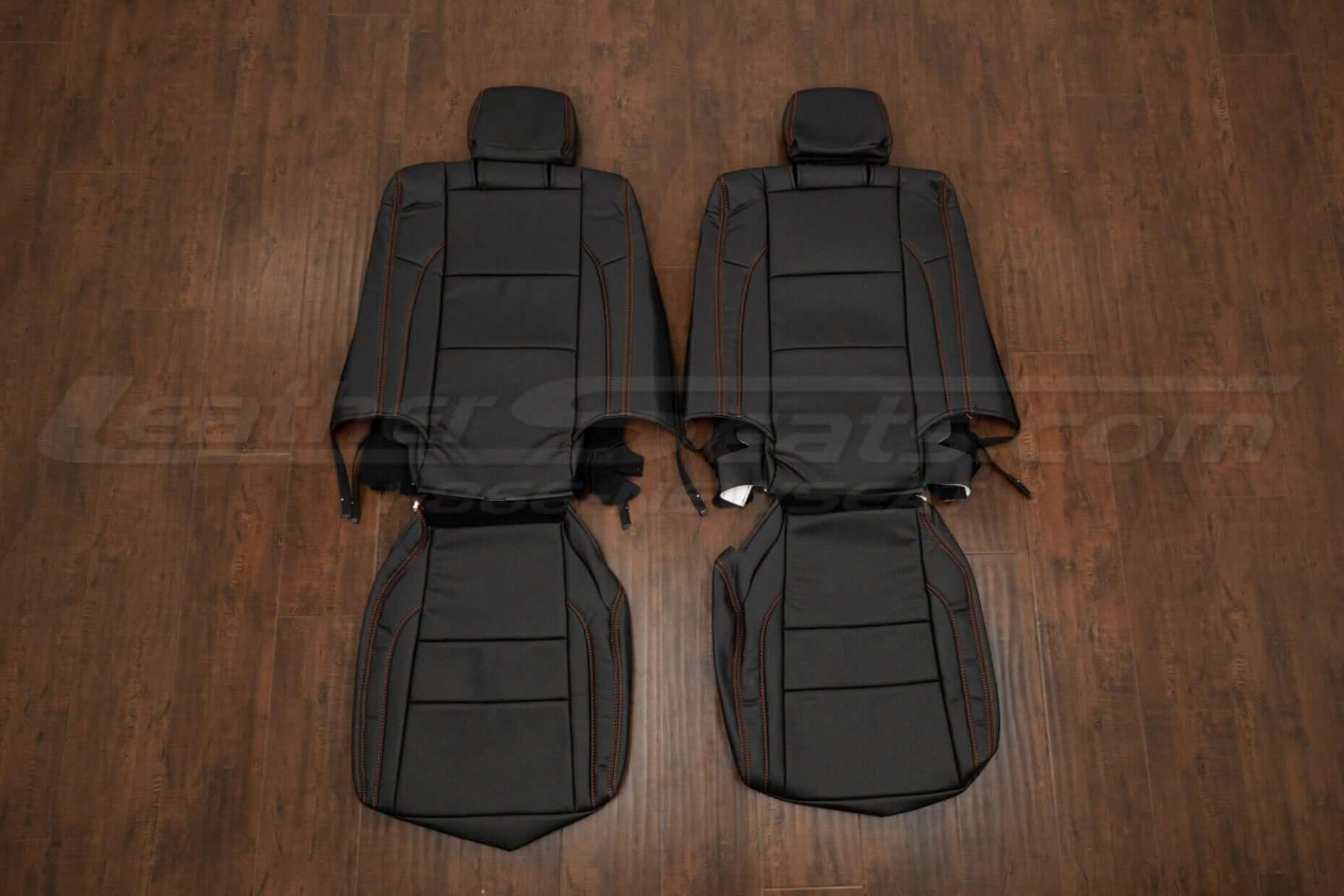 Dodge Durango Leather Kit - Black - Third row upholstery