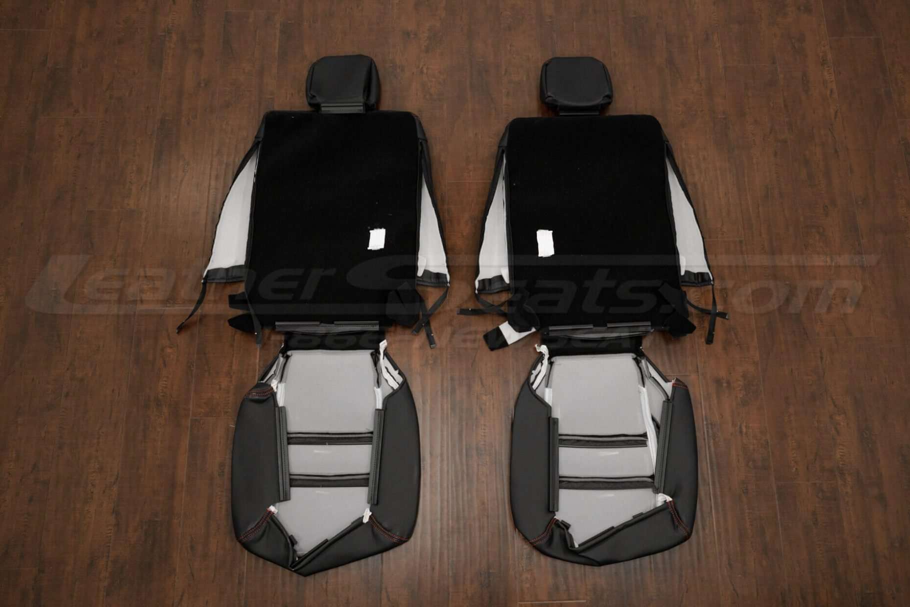 Back view of third row upholstery