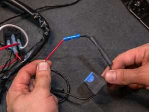 Connect your fused power wire from the Sanctum system’s power harness to pin 87 on the relay