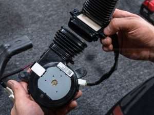 Attach the finished mount to the TED Blower