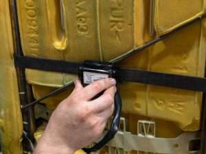 Checking placement for TED blower