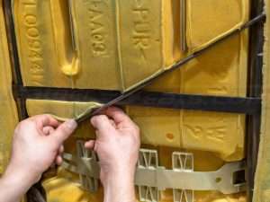 Adding a bar to the back of the foam for blower stability