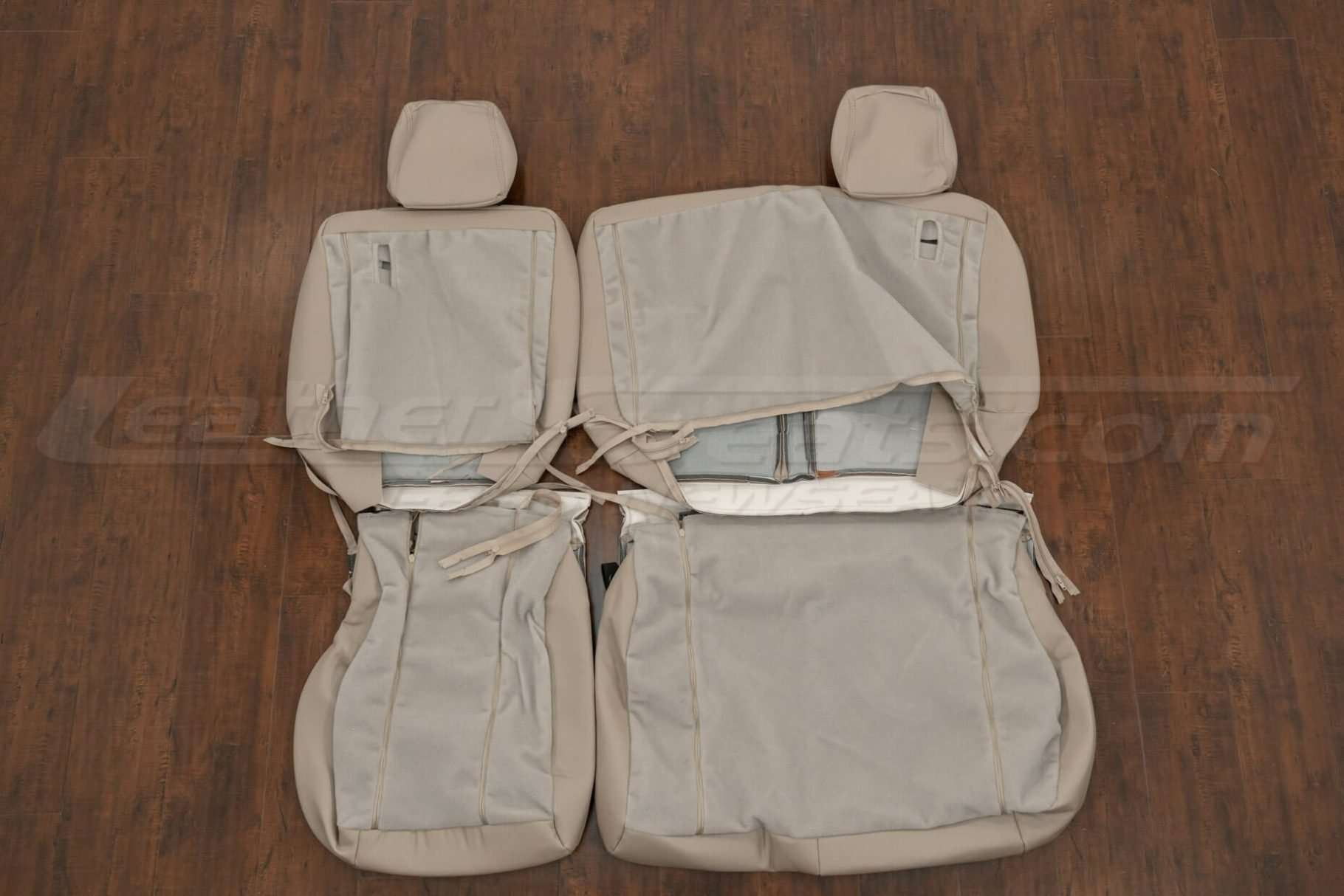 Back view of rear seats