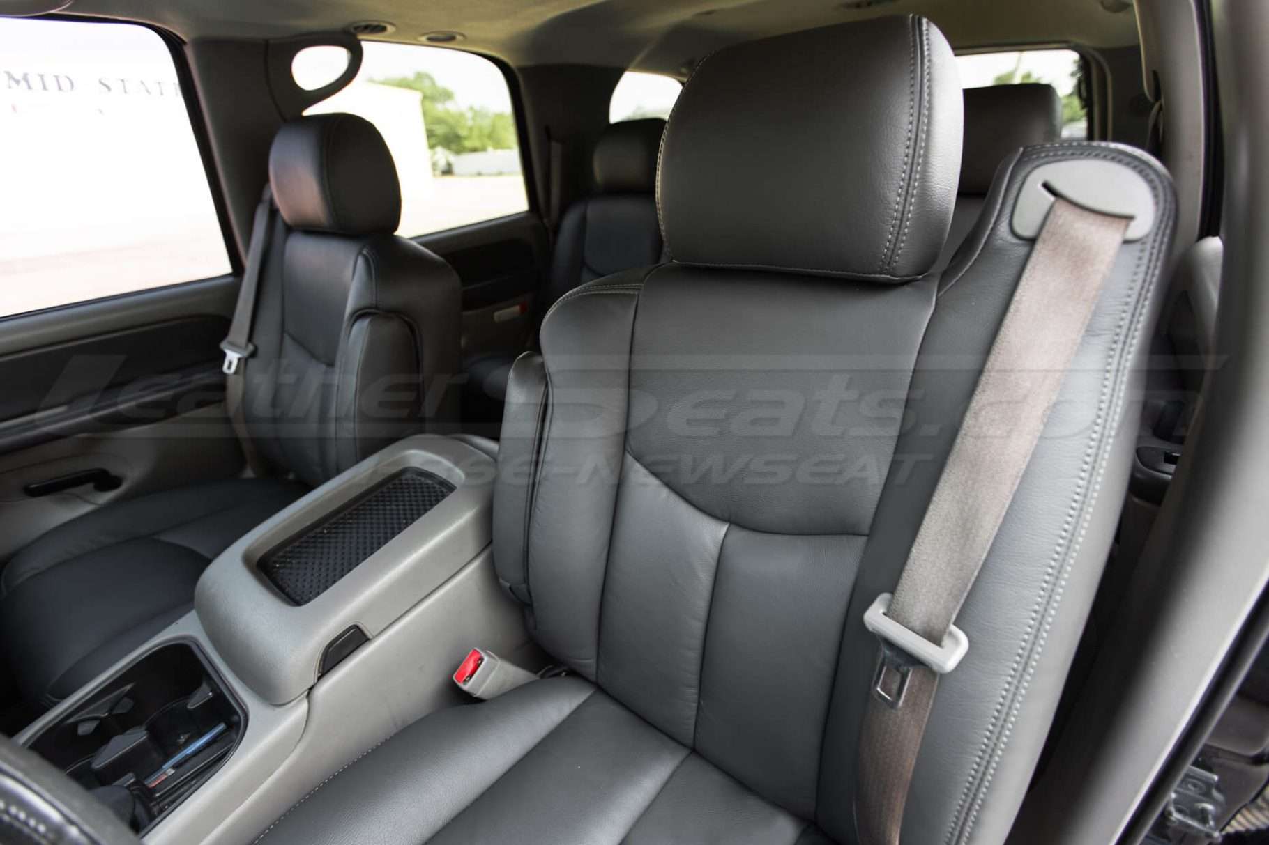 Front backrest of front drivers seat