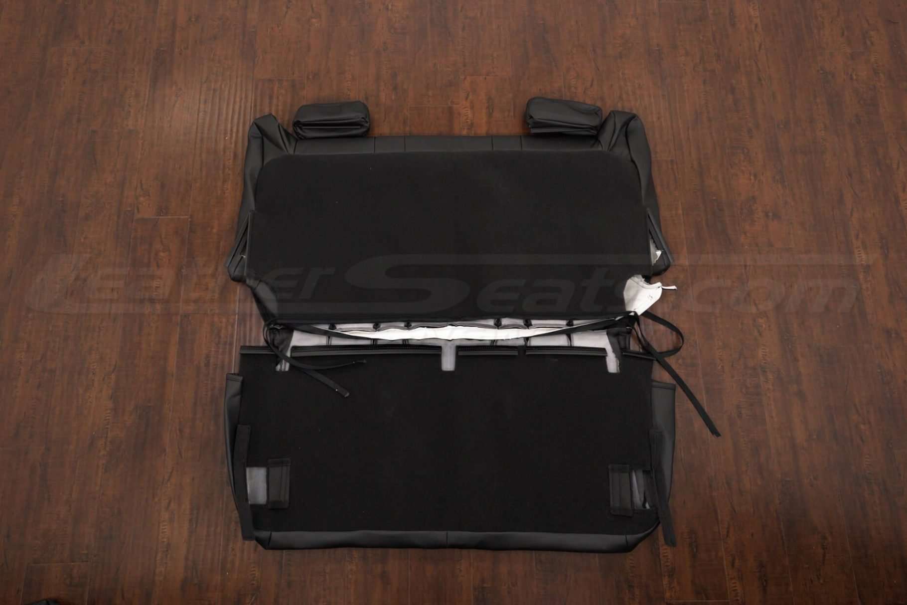 Back view of third row