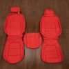 Chevrolet Silverado Leather Seat Kit - Bright Red - Front Seat Upholstery w/ Console
