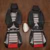 Back view of front seat upholstery & console lid cover