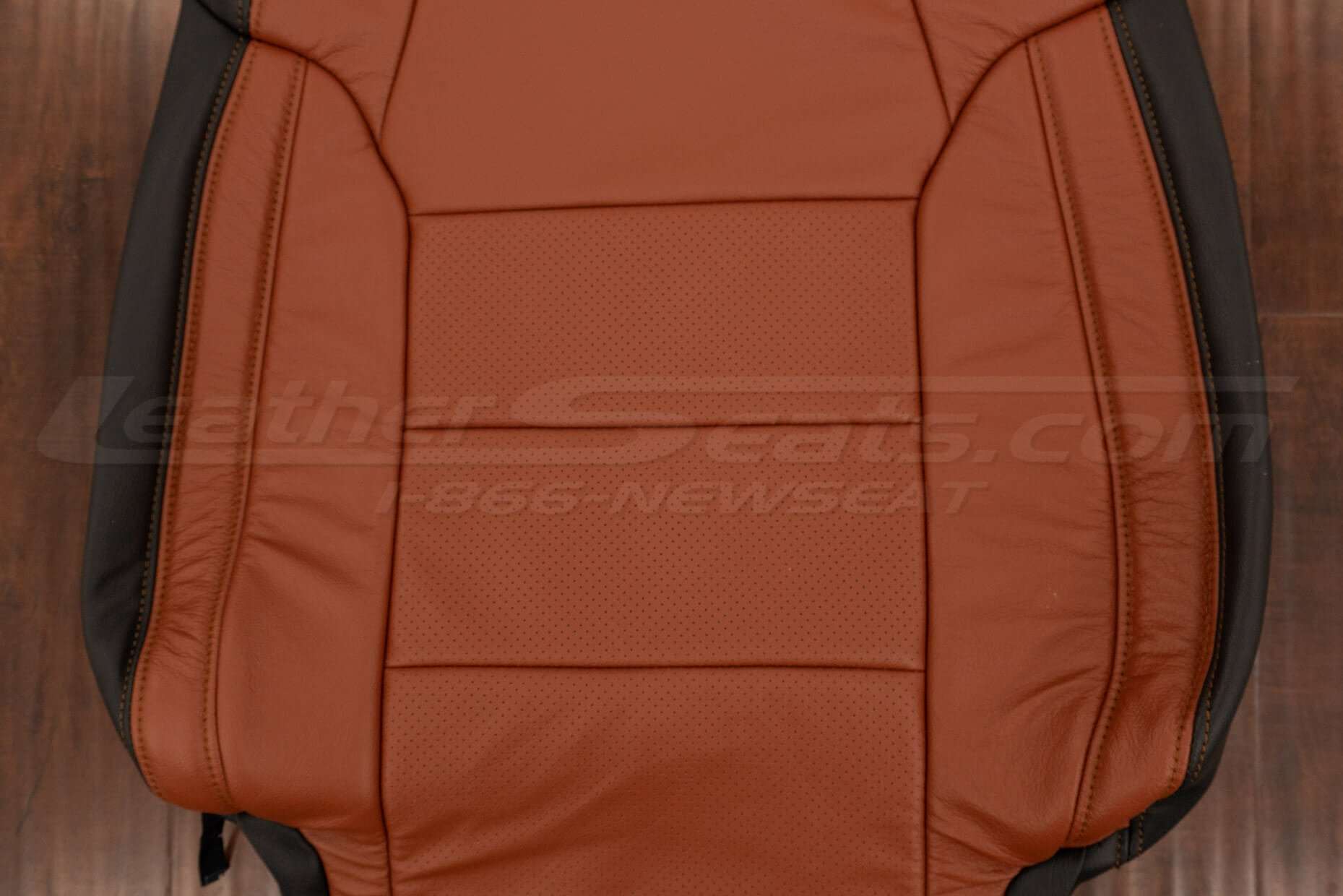 Perforated Insert section of front backrest