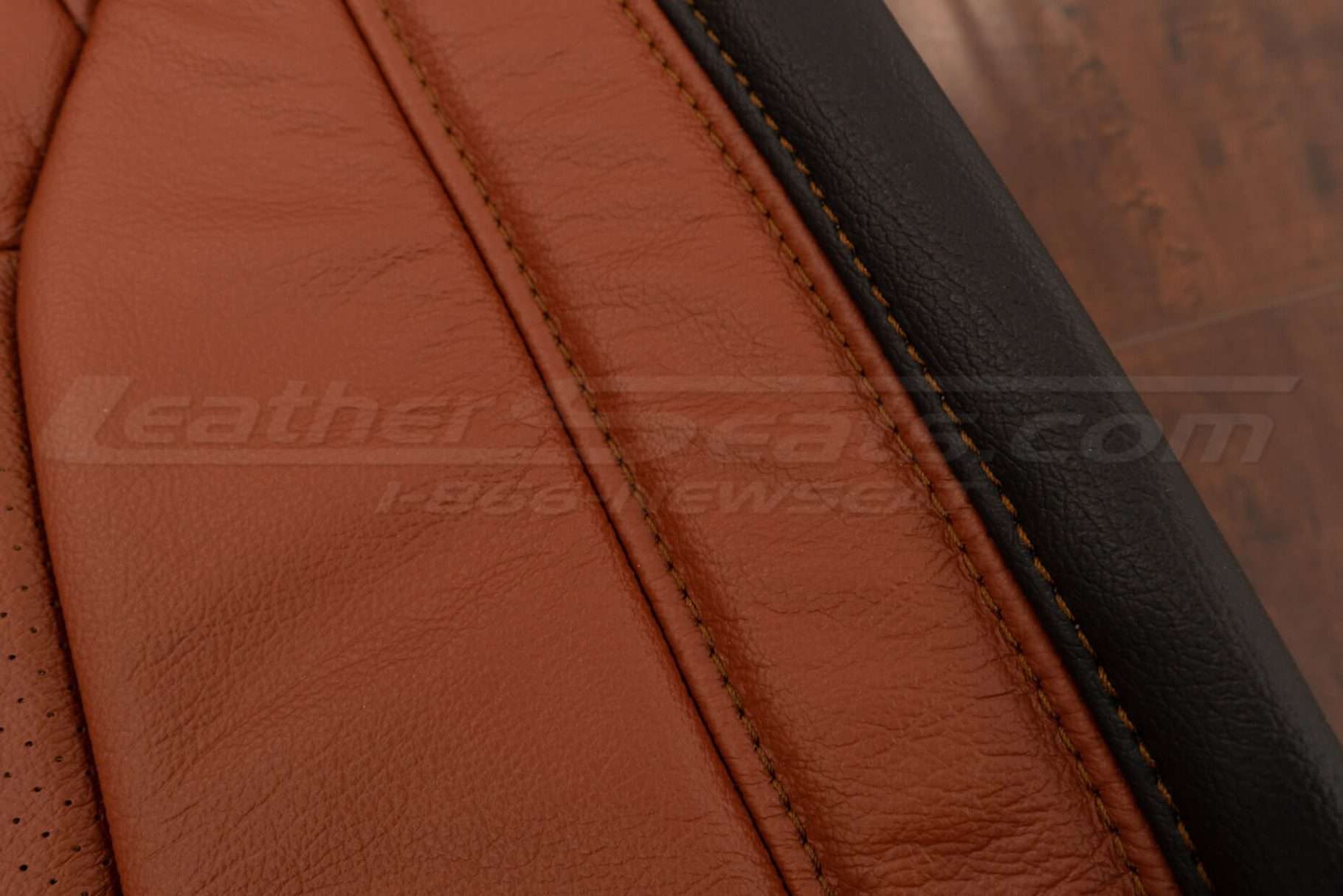 Mitt Brown double-stitching